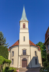 Fototapeta na wymiar Front of the Petri church in Minden