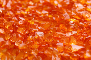 Orange Citrine gemstones background