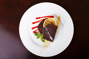 piece of chocolate pie