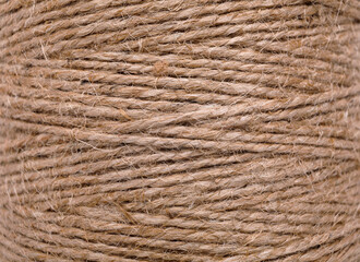 Natural jute twine texture