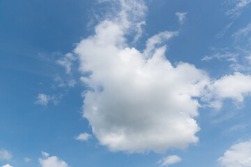 Blue sky and cloud