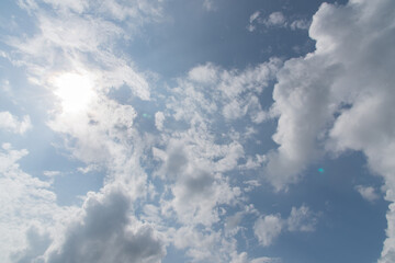Blue sky and cloud
