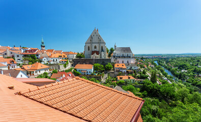 Obraz premium Znojmo city, Moravia, Czech republic