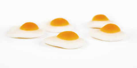 Egg jelly candies