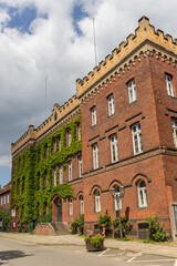 Historical government building Amtsgericht in Luneburg