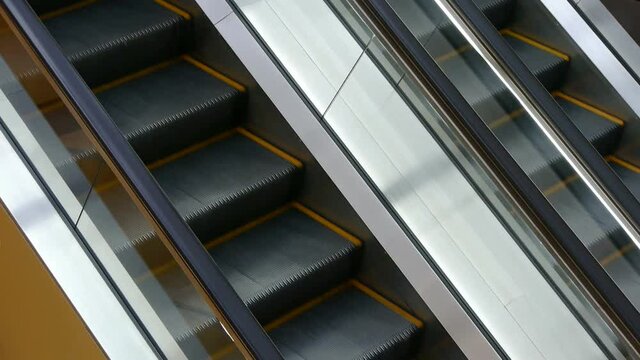 Escalator in Shopping mall.