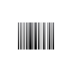 Barcode icon vector, solid logo illustration, pictogram isolated on white