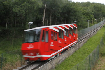Funicular del monte Artxanda de Bilbao, España