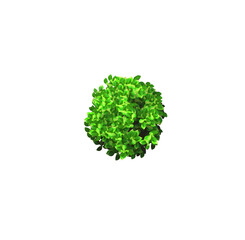 Recycling symbol in recycle concept - 3D rendering