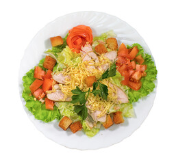 A plate of salad