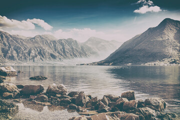 Lake in mountains