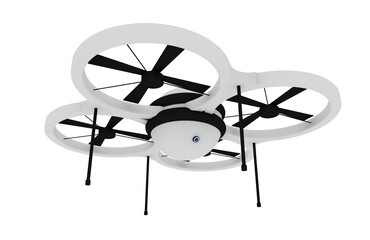 Naklejka na ściany i meble isolated drone