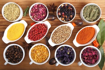 Obraz na płótnie Canvas Herbs and spices.
