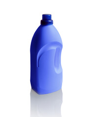 Bottle of dishwashing liquid isolated on white