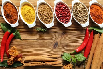 Spices and herbs.