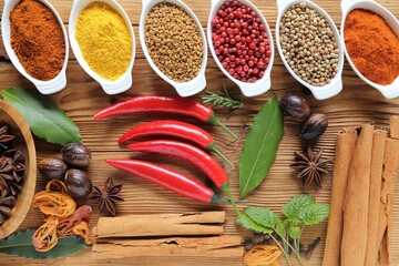 Spices and herbs.