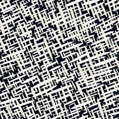Seamless brushpen textile doodle pattern grunge texture