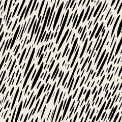 Seamless brushpen textile doodle pattern grunge texture