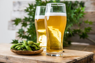 ビールとつまみ