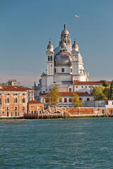 Fototapeta na wymiar Cathedral in Venice, Santa Maria della Salute