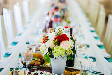 Beautiful decoration in restaurant