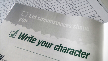 Write your character