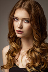 Fototapeta premium Beauty portrait of female face