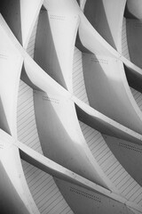 Black and white study of patterns and lines 