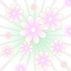 Floral vector background