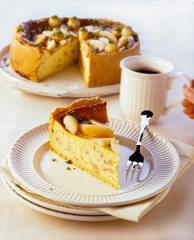 Apple cheese cake
