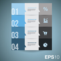 Vector modern infographic