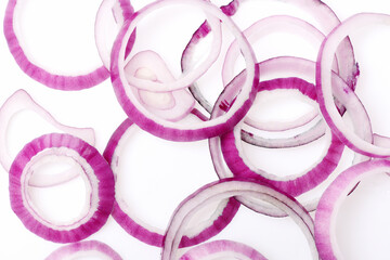 Purple onion rings