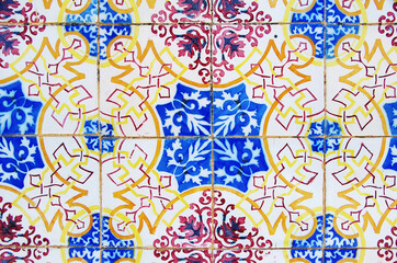 Detail of the traditional tiles, Portugal