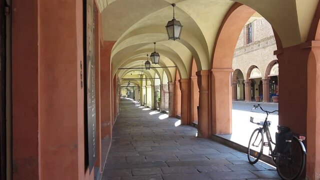 arcades of Busseto Parma