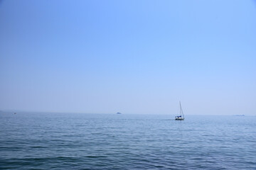 Fototapeta premium 的形漁港・ヨットハーバー兵庫県姫路市