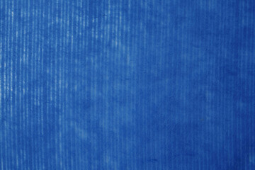 Navy blue striped pattern on mulberry paper textured background, detail close-up