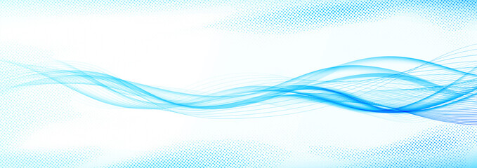 Fototapeta Speedy abstract futuristic modern bright swoosh wave lines layout obraz