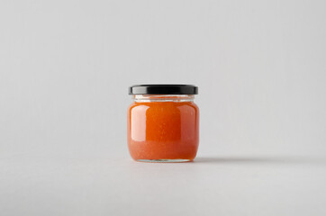 Quince Preserve Jar Mock-Up