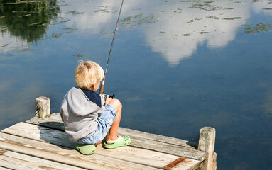 Boy Fishing