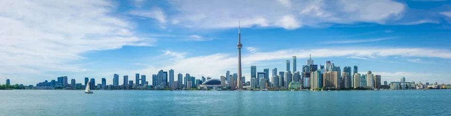 Printed roller blinds Toronto Toronto skyline