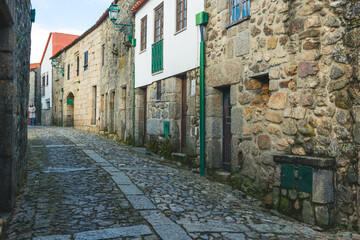 Obraz na płótnie Canvas Linhares is a medieval traditional village in the foothills of the Serra da Estrela.Guarda. Portugal