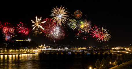 Feuerwerk Budapest