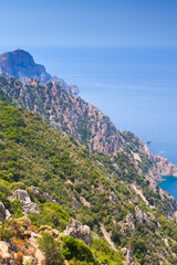 Mediterranean island Corsica. Corse-du-Sud, Piana