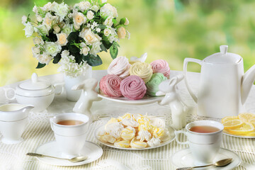 Delicate multicolored sweets