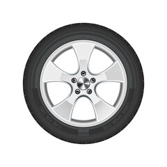 car wheel vector illustration