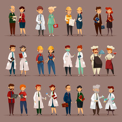 Employee and workers for medical professions