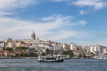 Fototapeta premium Karakoy i Galata Tower w Stambule