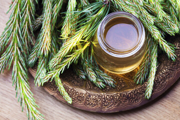 syrup made of pine