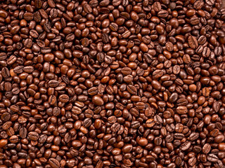Coffee beans background