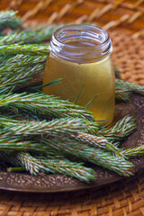 syrup made of pine